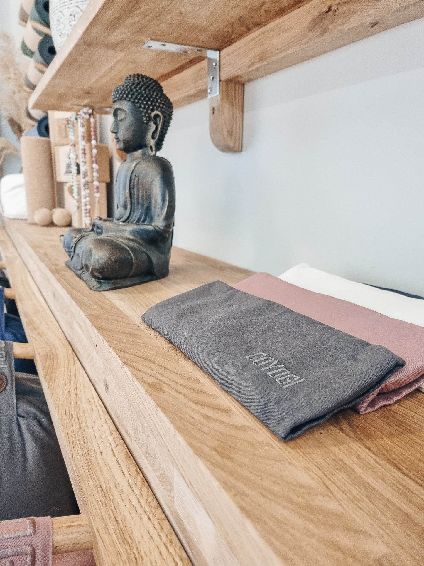 Coussin Calm Eye en coton - Marron