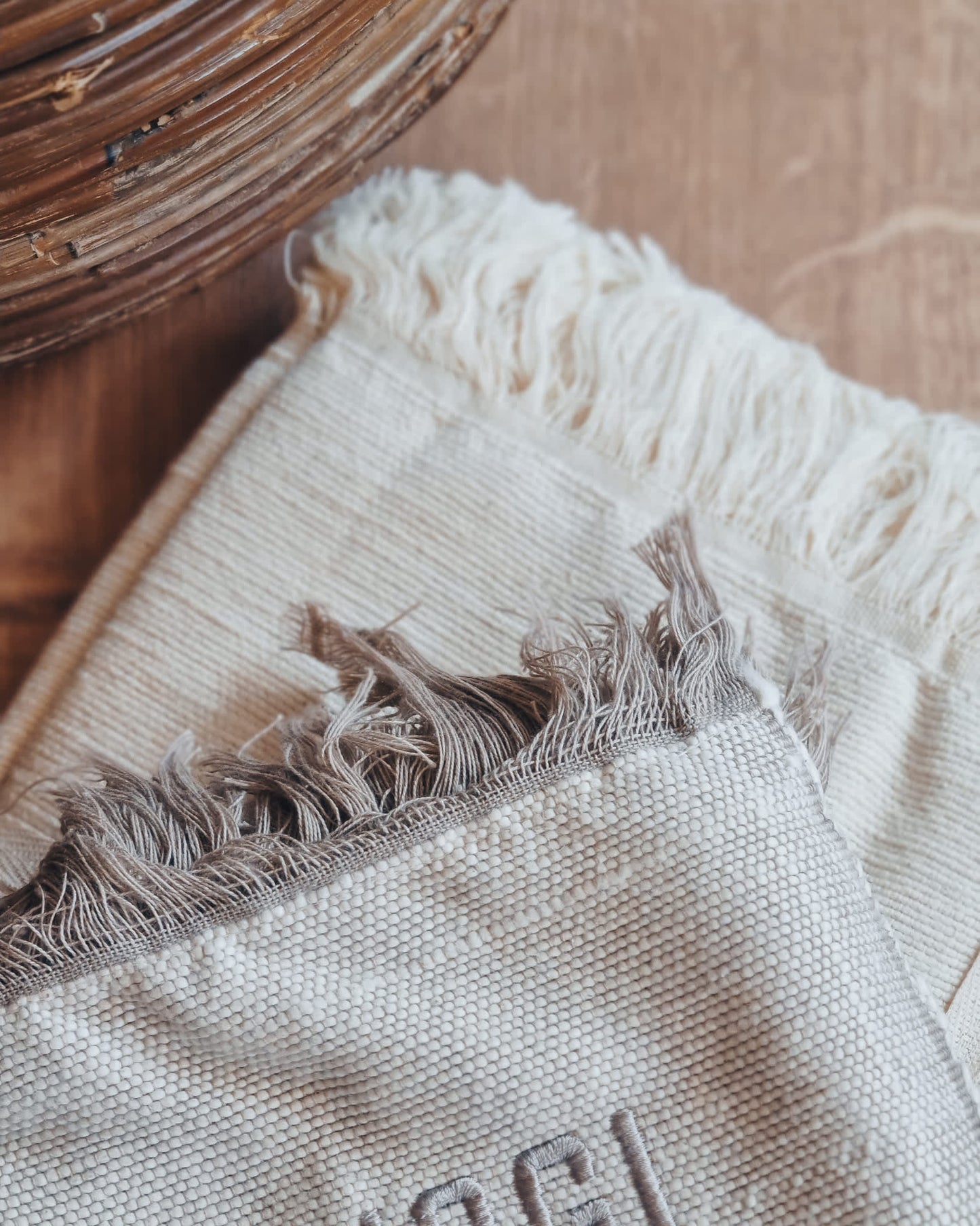 Mindful Deluxe Yoga Blanket - Beige