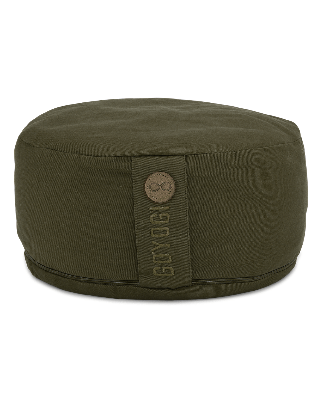 Calm Rund Meditationspude - Dark Olive
