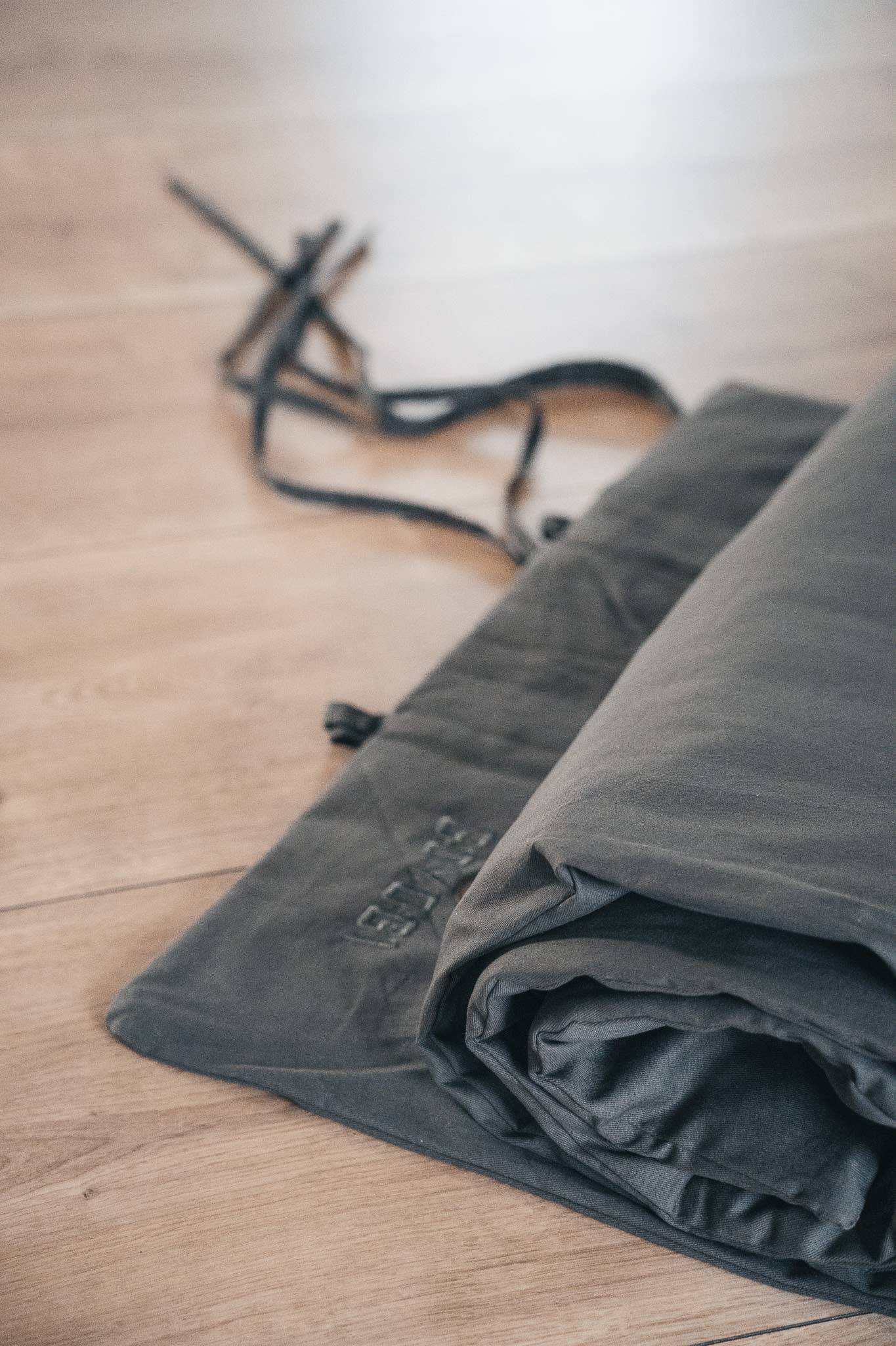 Calm Organic Cotton Yin Futon mat - Dark Grey