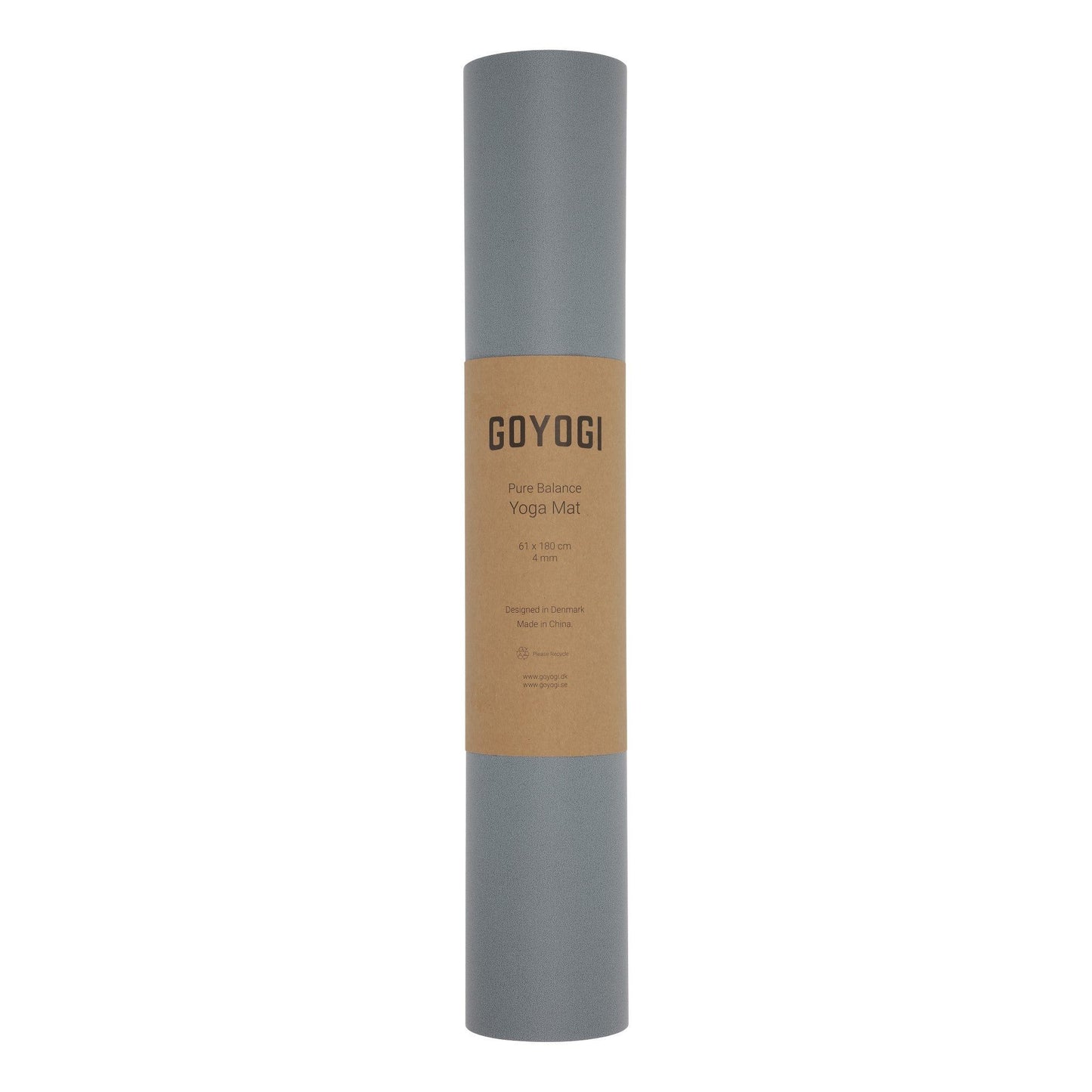 Pure Balance Yoga Mat Grey GOYOGI