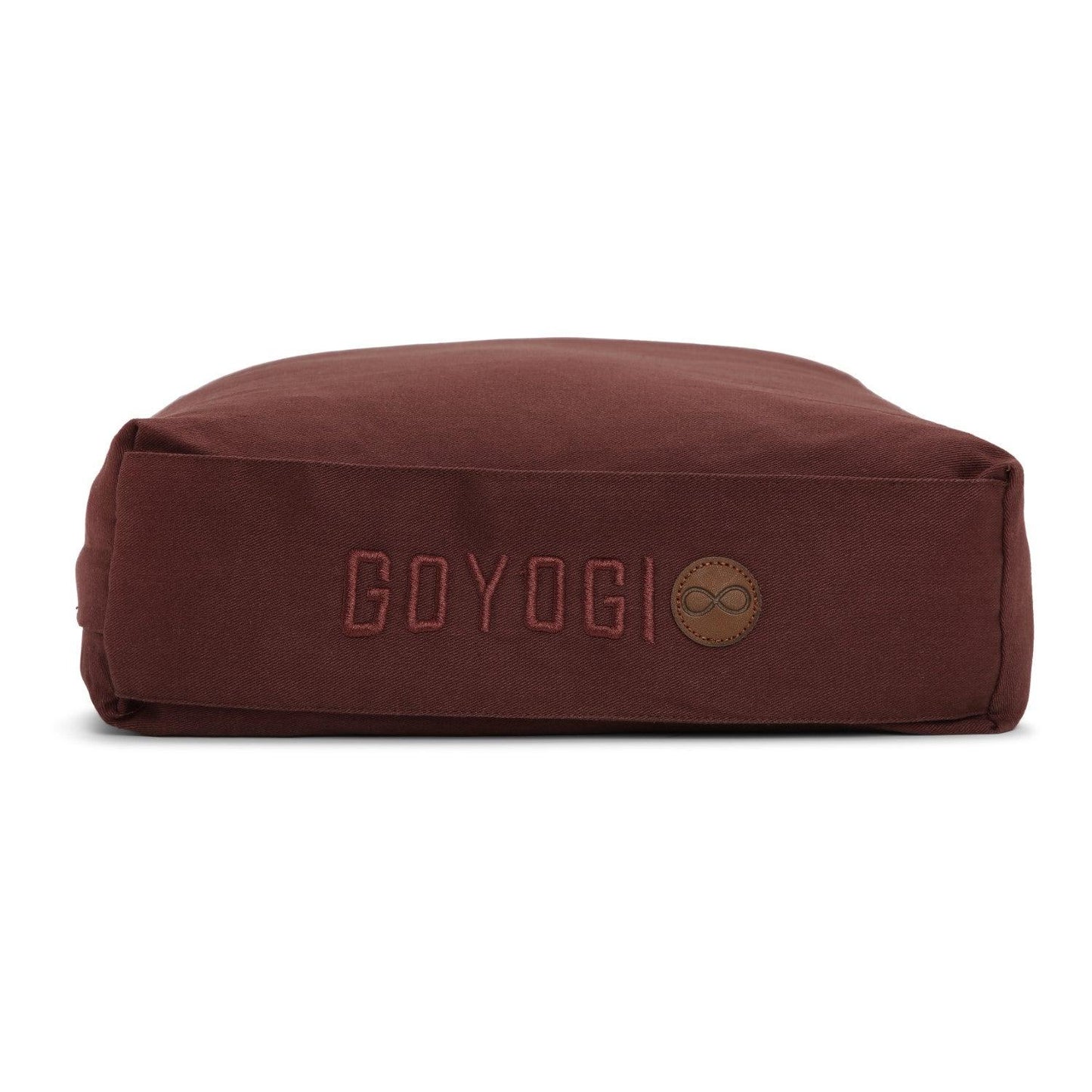 Calm Rectangular Yoga Bolster - Brown