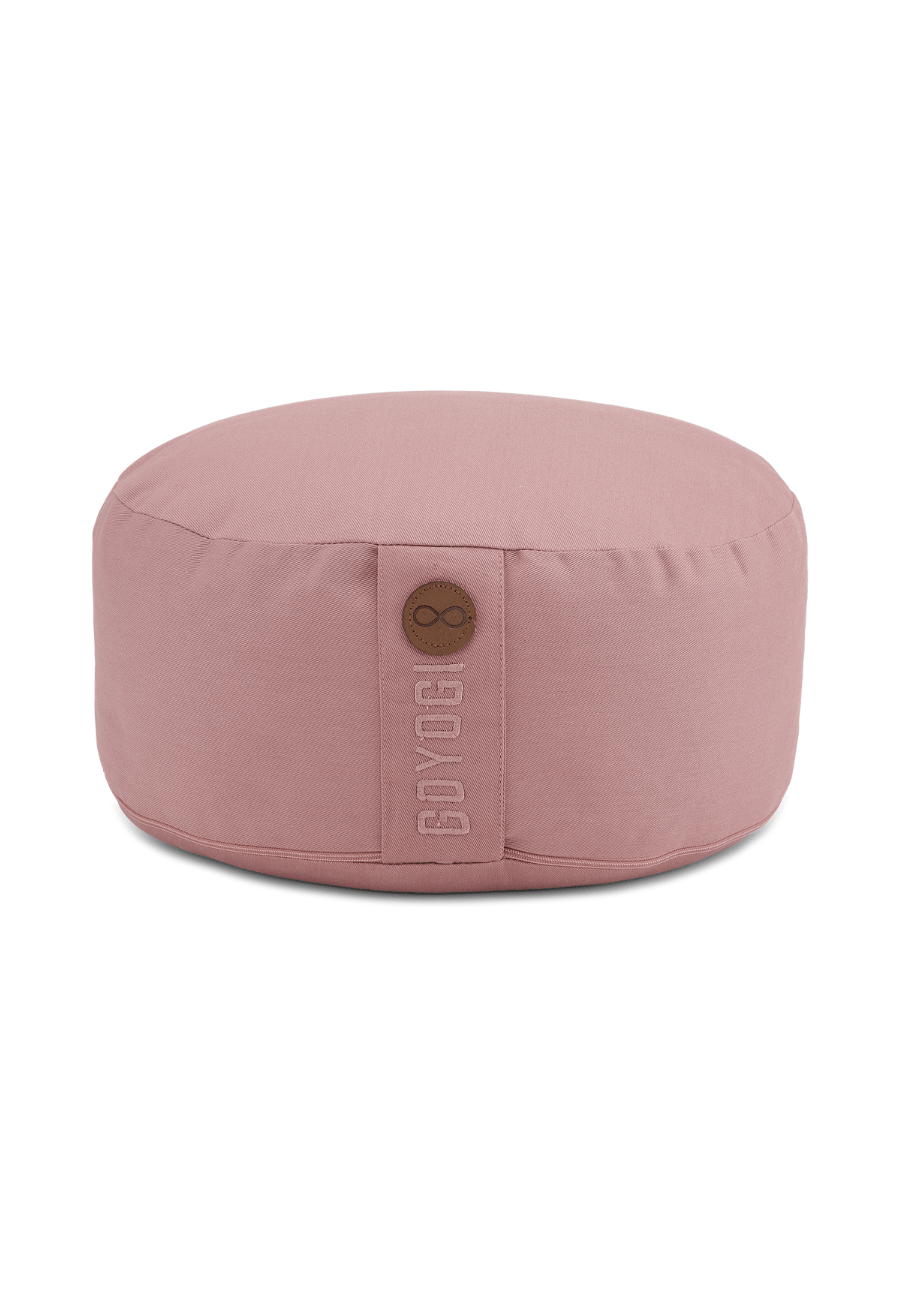 Calm Rund Meditationspude - Rose