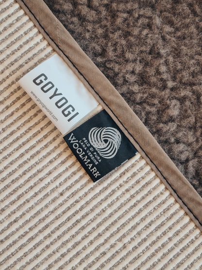 Release Wool Yoga Mat 90 x 200 cm - Light Brown