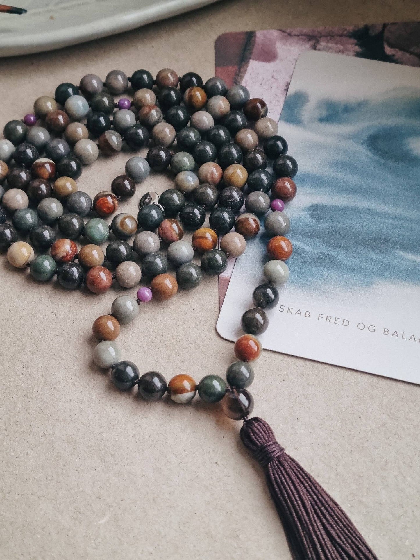 Mantra Mala - 'I create calm balance in body and mind'