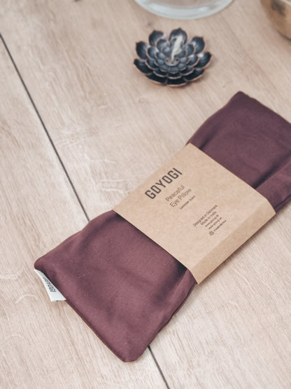 Peaceful Eye Pillow - Dark Brown