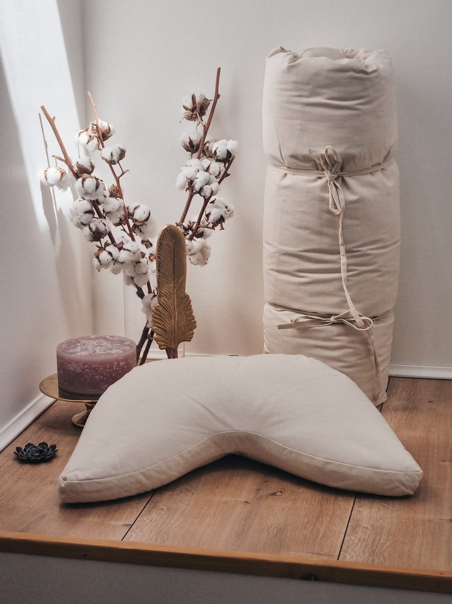 Calm Zafu Meditation Cushion - Natural