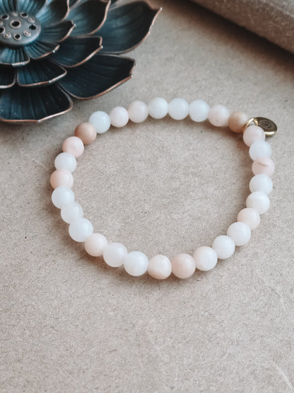 Mantra ENERGY bracelet - Frihed - Pink Aventurin -