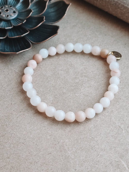 Mantra ENERGY bracelet - Frihed - Pink Aventurin -