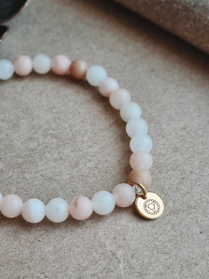 Mantra ENERGY bracelet - Frihed - Pink Aventurin -