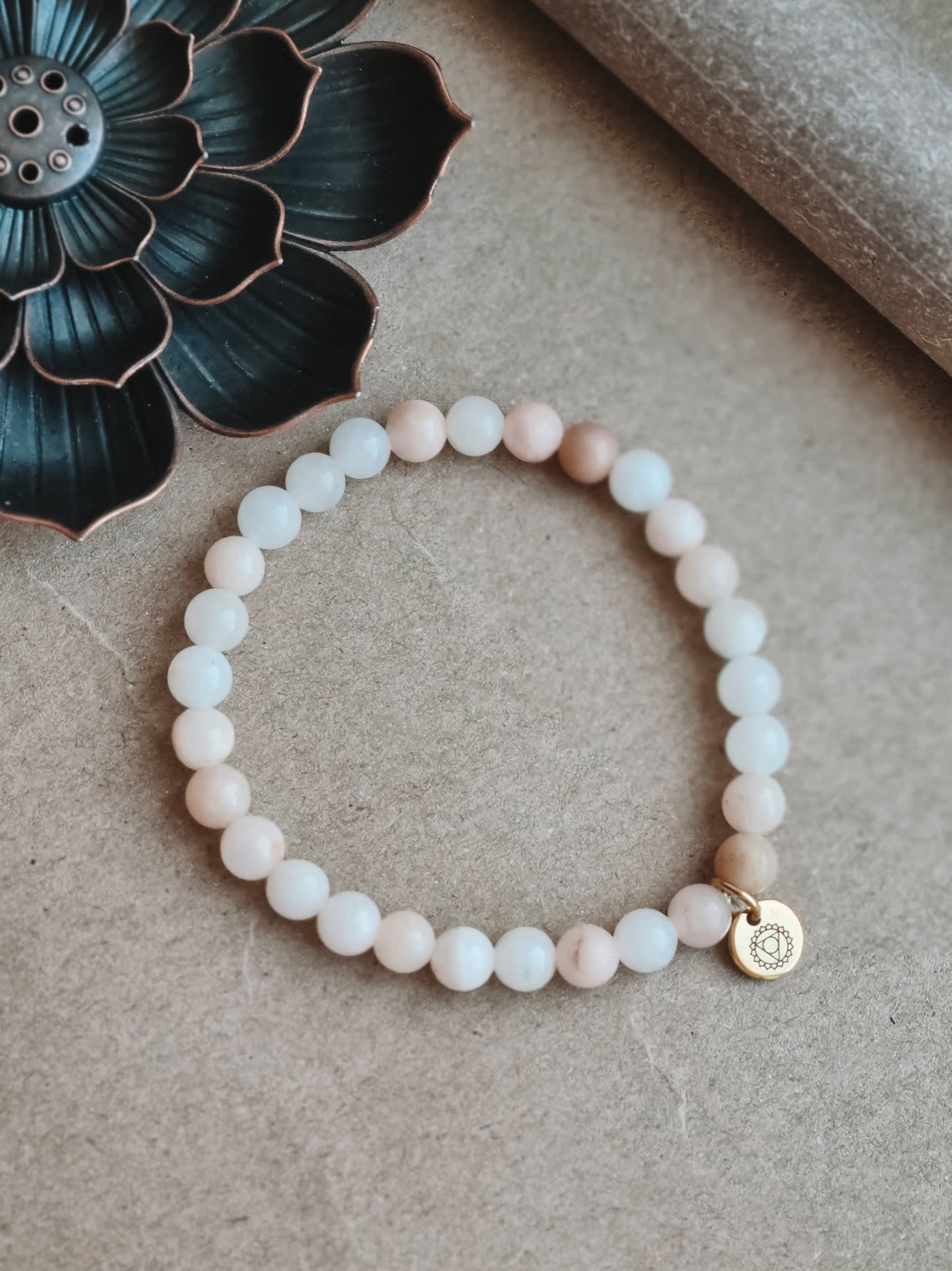 Mantra ENERGY bracelet - Frihed - Pink Aventurin -