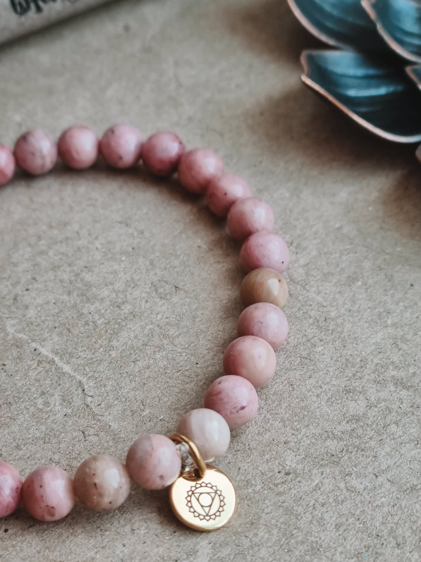 Mantra ENERGY bracelet - Kærlighed - Rhodonit -