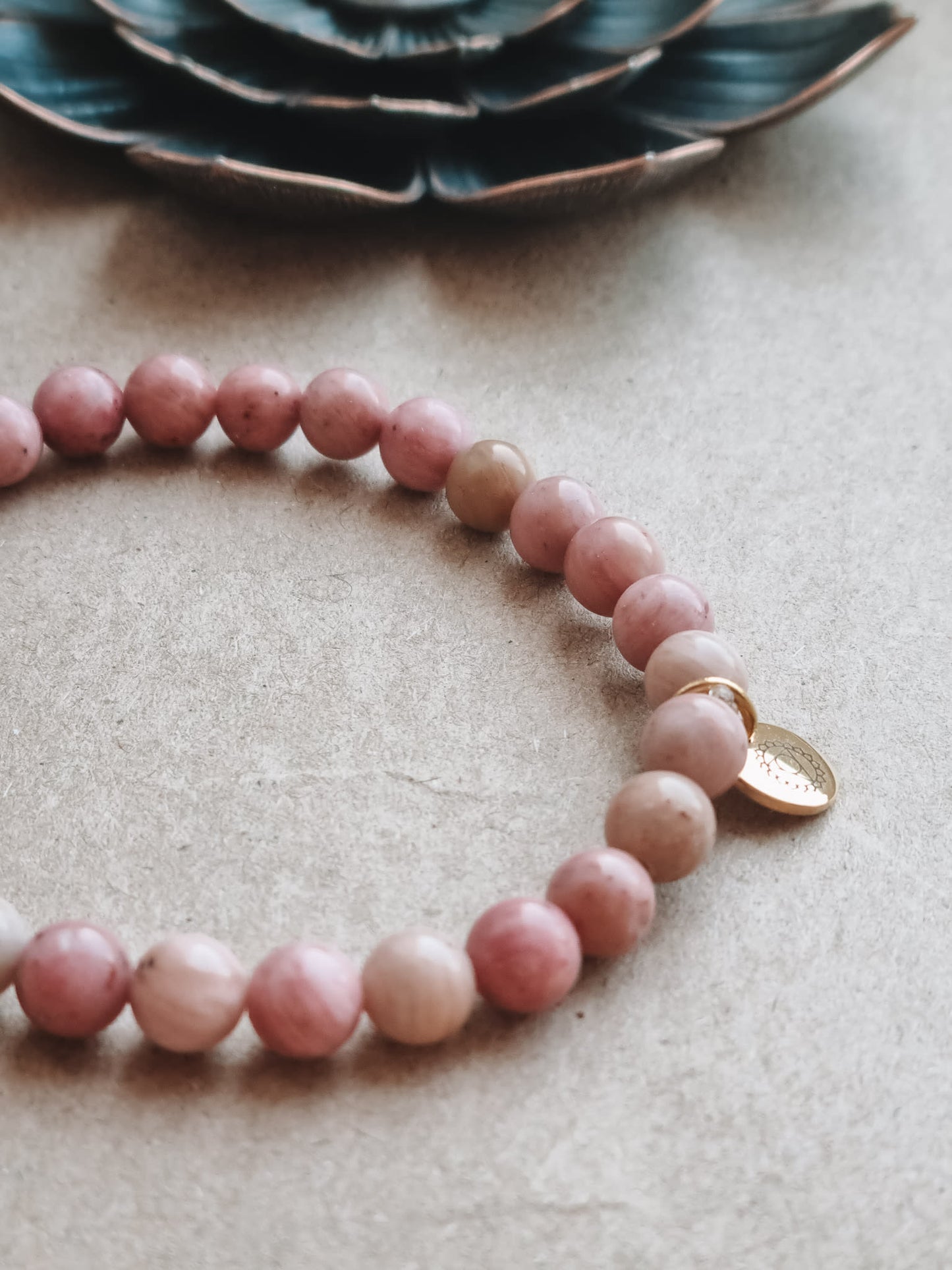 Mantra ENERGY bracelet - Kærlighed - Rhodonit -