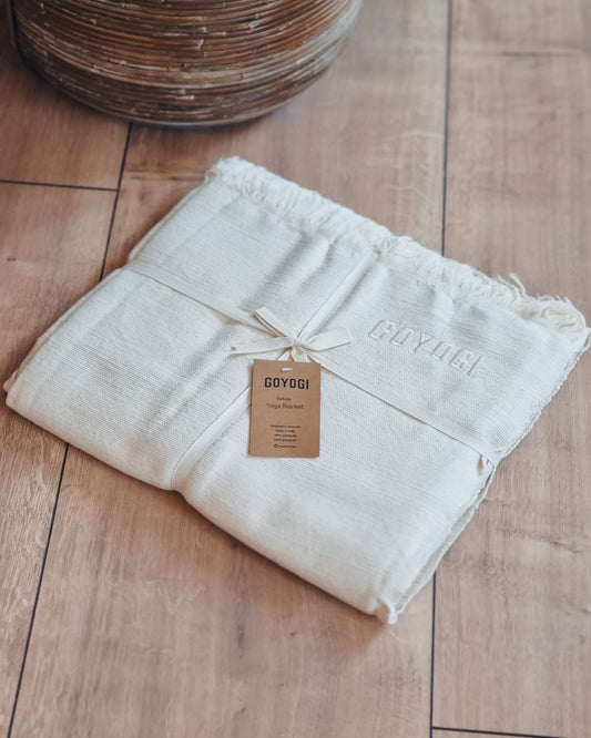 Deluxe Yoga tæppe - Natural