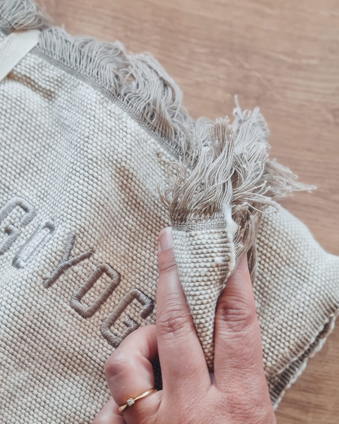 Deluxe Yoga tæppe - Beige