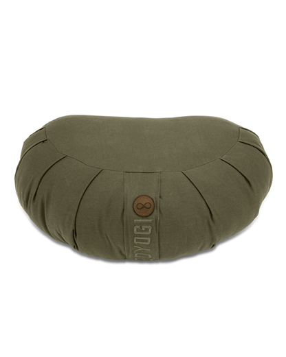 Calm Crescent Halvmåne Meditationspude - Dark Olive