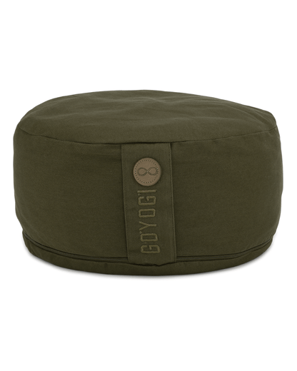 Begin meditation Round Cushion Bundle - Dark Olive