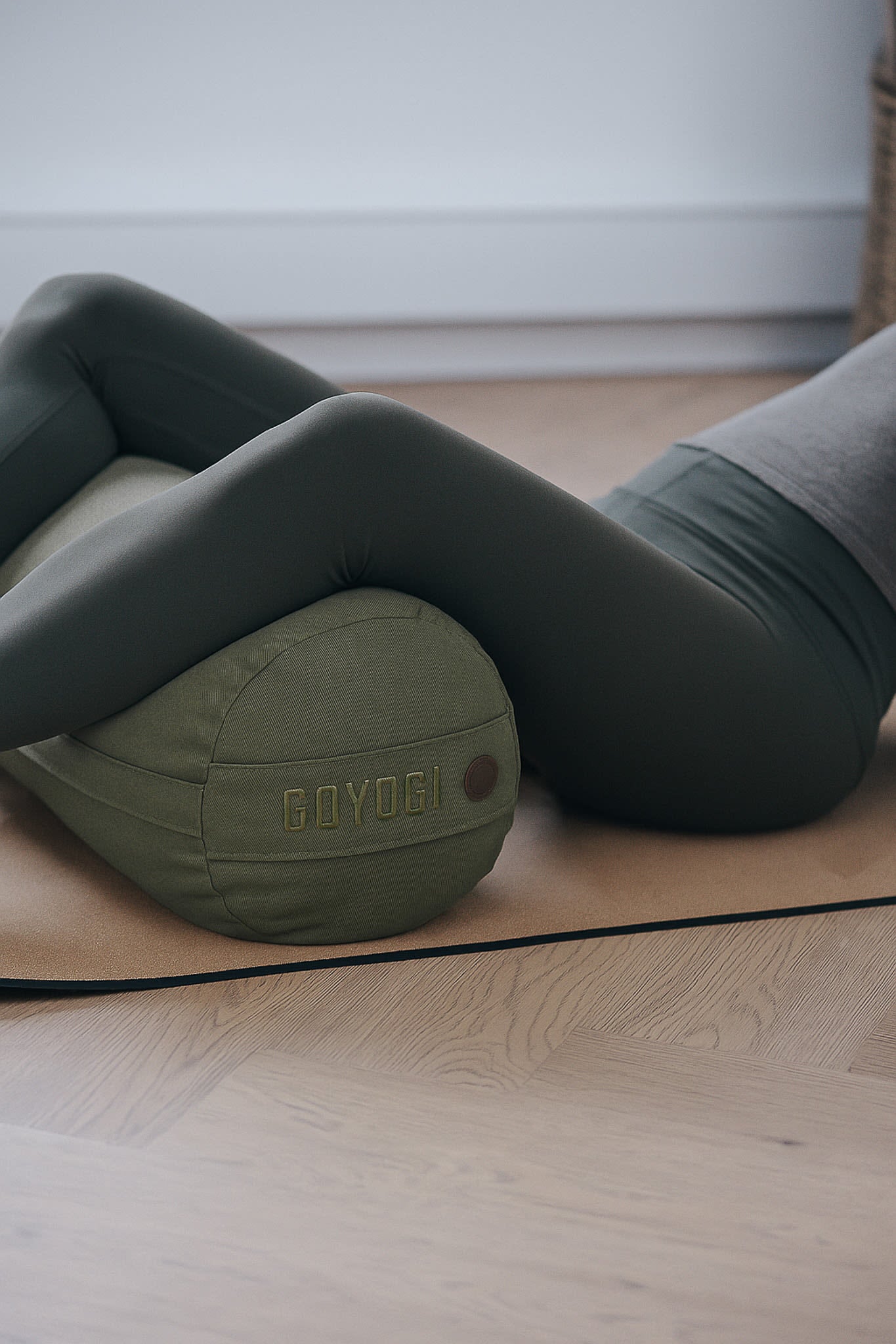Calm Yoga Bolster - Dark Olive