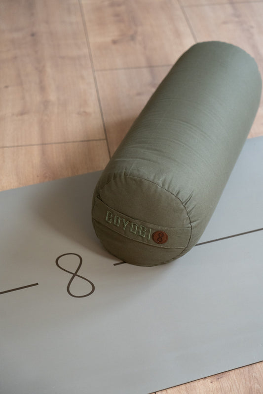 Calm Yoga Bolster - Dark Olive