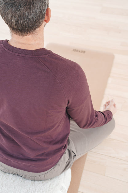 Mudra Sweatshirt - Dark Plum