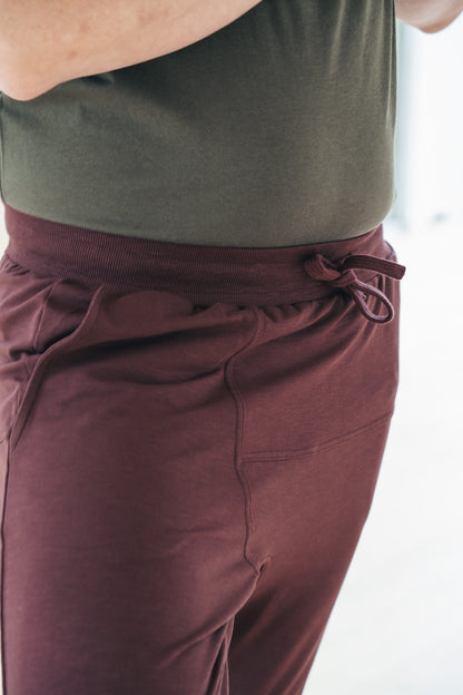 Mudra Pants - Dark Plum