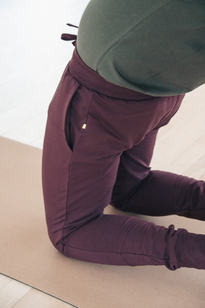 Mudra Pants - Dark Plum