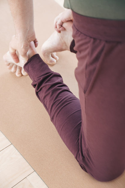 Mudra Pants - Dark Plum