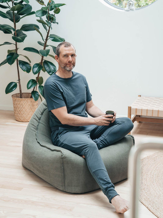 Shiva Tee - Dusty Blue