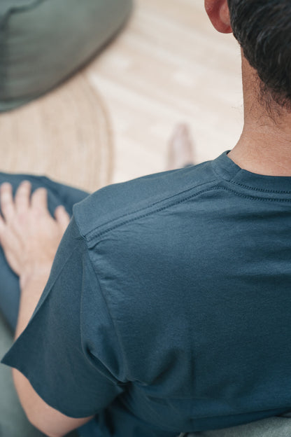 Shiva Tee - Dusty Blue
