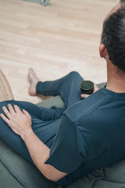 Shiva Tee - Dusty Blue