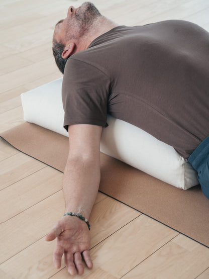 Calm Organic Cotton Restorative Bolster - Natural