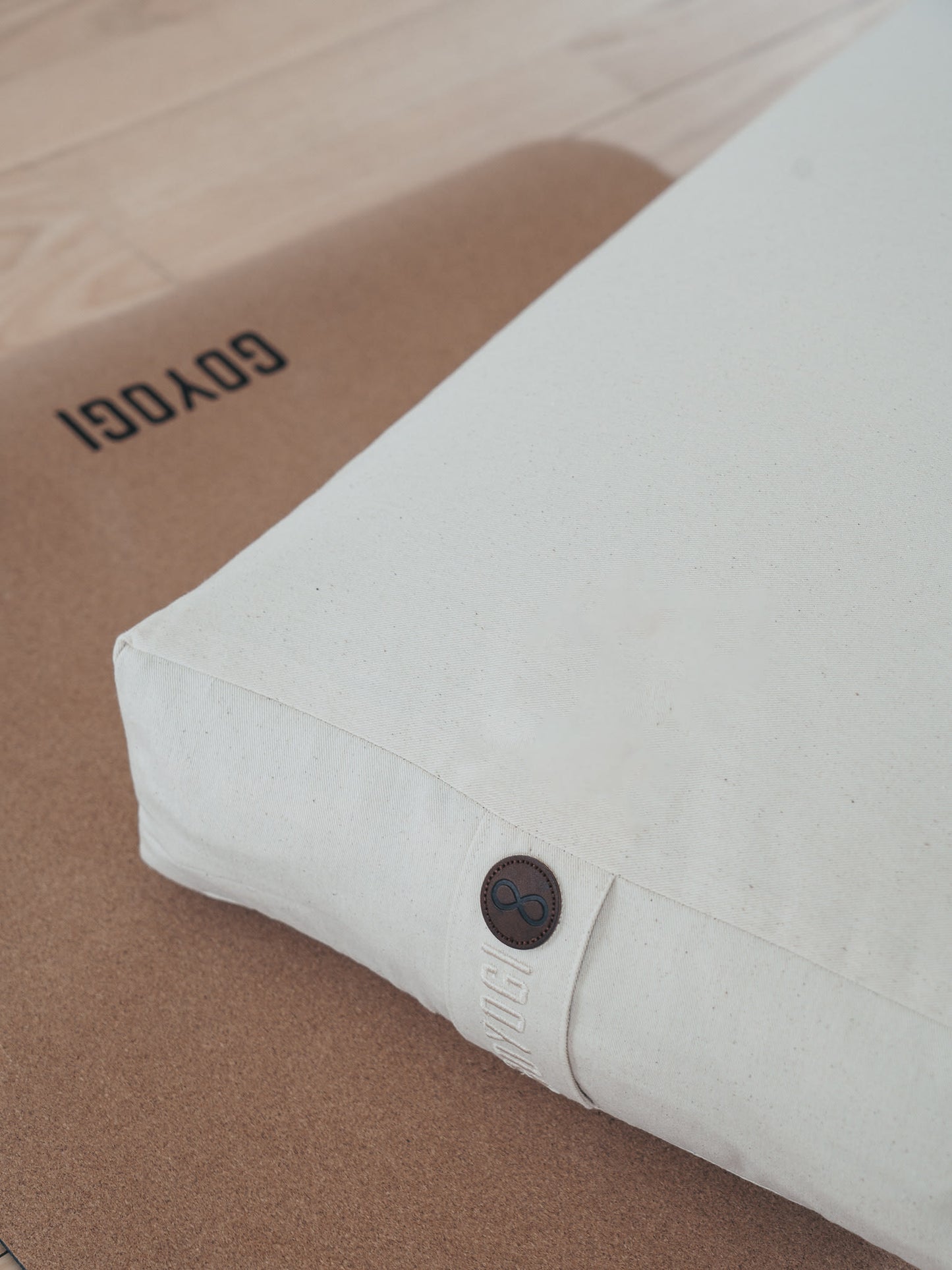 Calm Organic Cotton Restorative Bolster - Natural