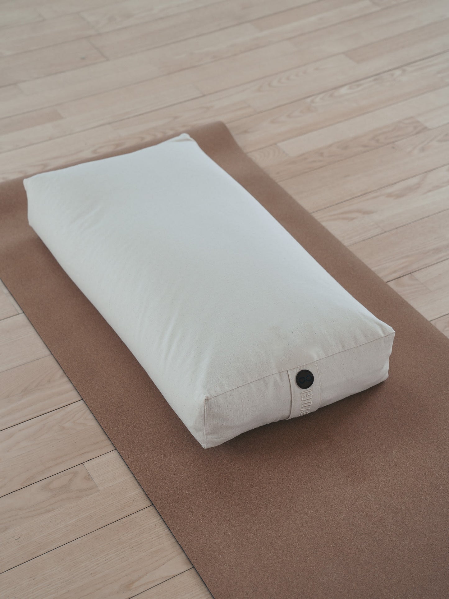Calm Organic Cotton Restorative Bolster - Natural