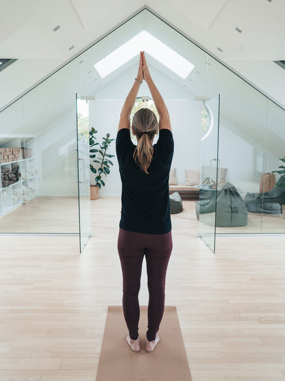 Lily Leggings High Rise - Dark Plum