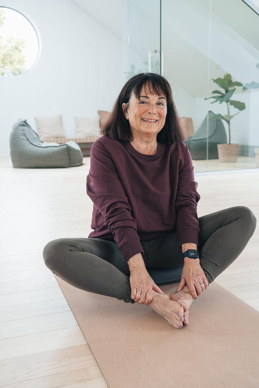 Mudra Sweatshirt - Dark Plum