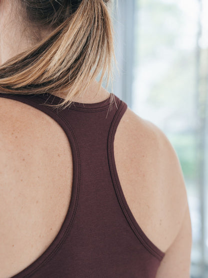 Anjali Yoga Top - Dark Plum