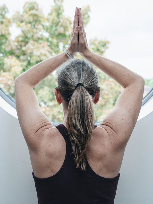 Anjali Yoga Top - Dark Plum
