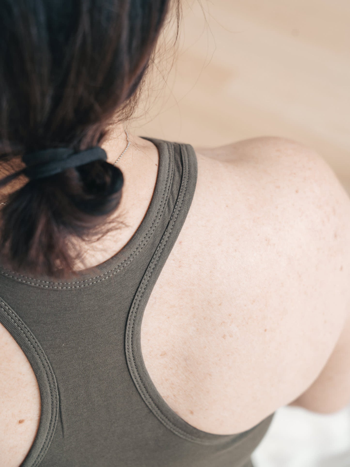 Anjali Yoga Top - Dark Olive