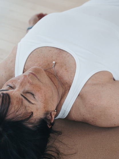 Anjali Yoga Top - White