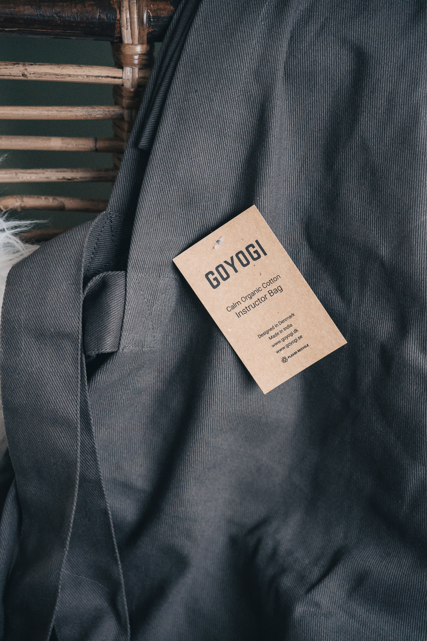 Mindful Linen Instructor's Bag - Dark Grey