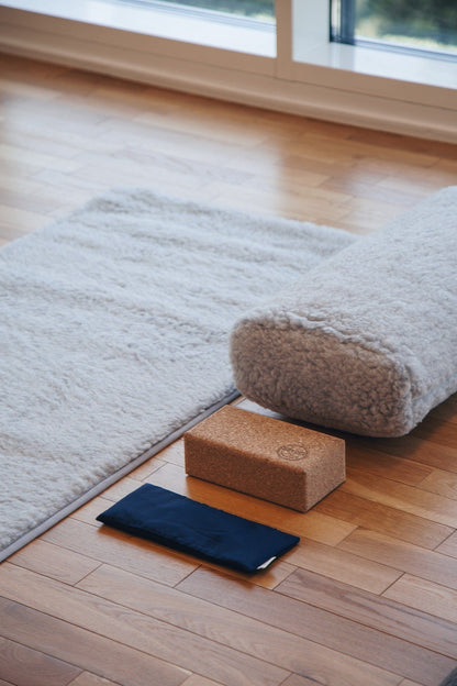 Release Wool Yoga Mat 75 x 200 cm - Light Grey