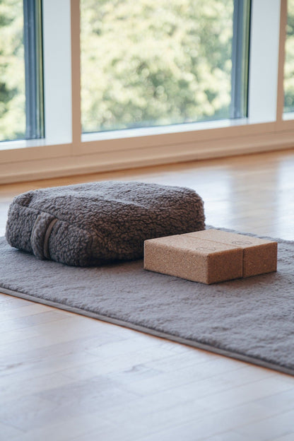 Release Wool Rectangular Bolster - Light Brown