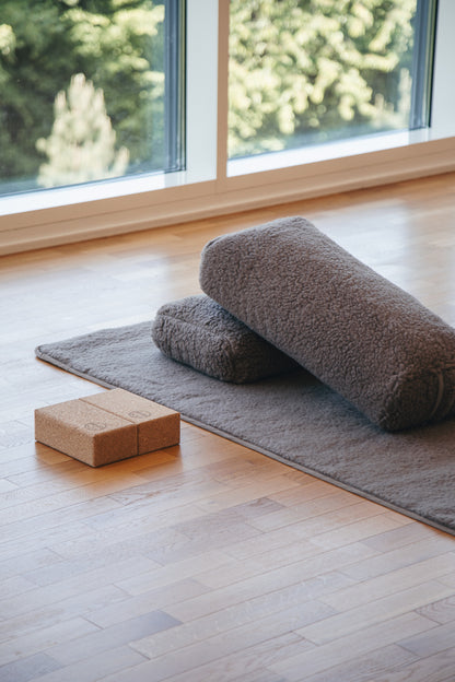 Release Wool Yoga Mat 90 x 200 cm - Light Brown