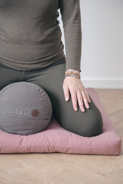 Calm Yoga Bolster - Grey