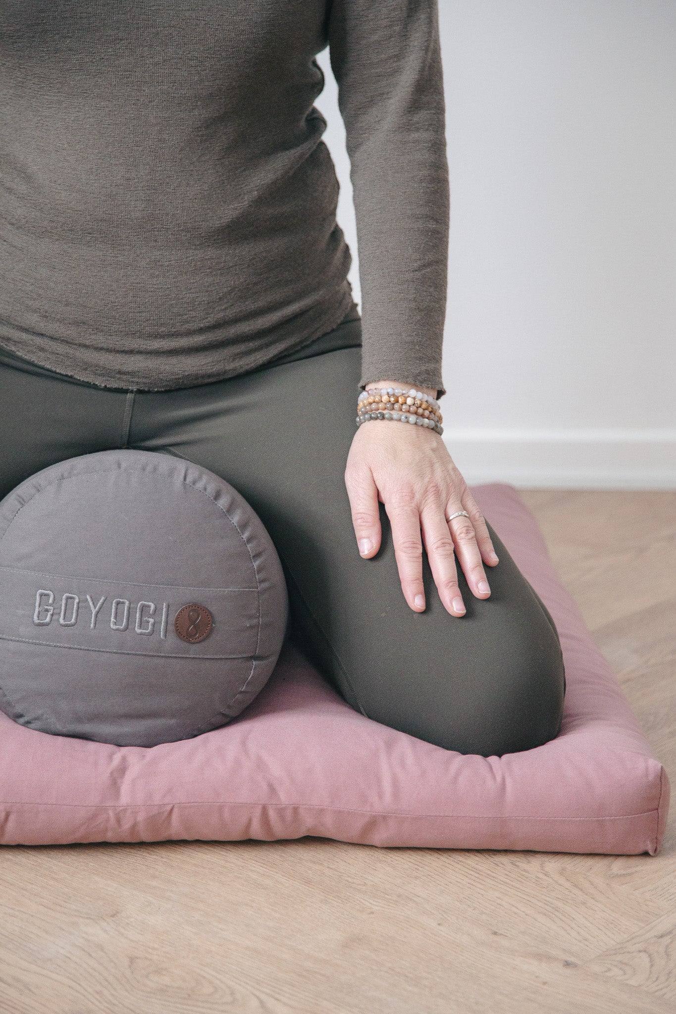 Calm Yoga Bolster - Dark Grey