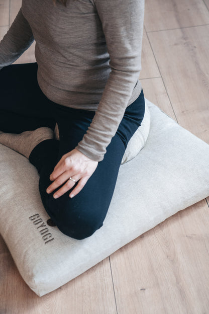 Mindful Deluxe Zabuton - Hemp