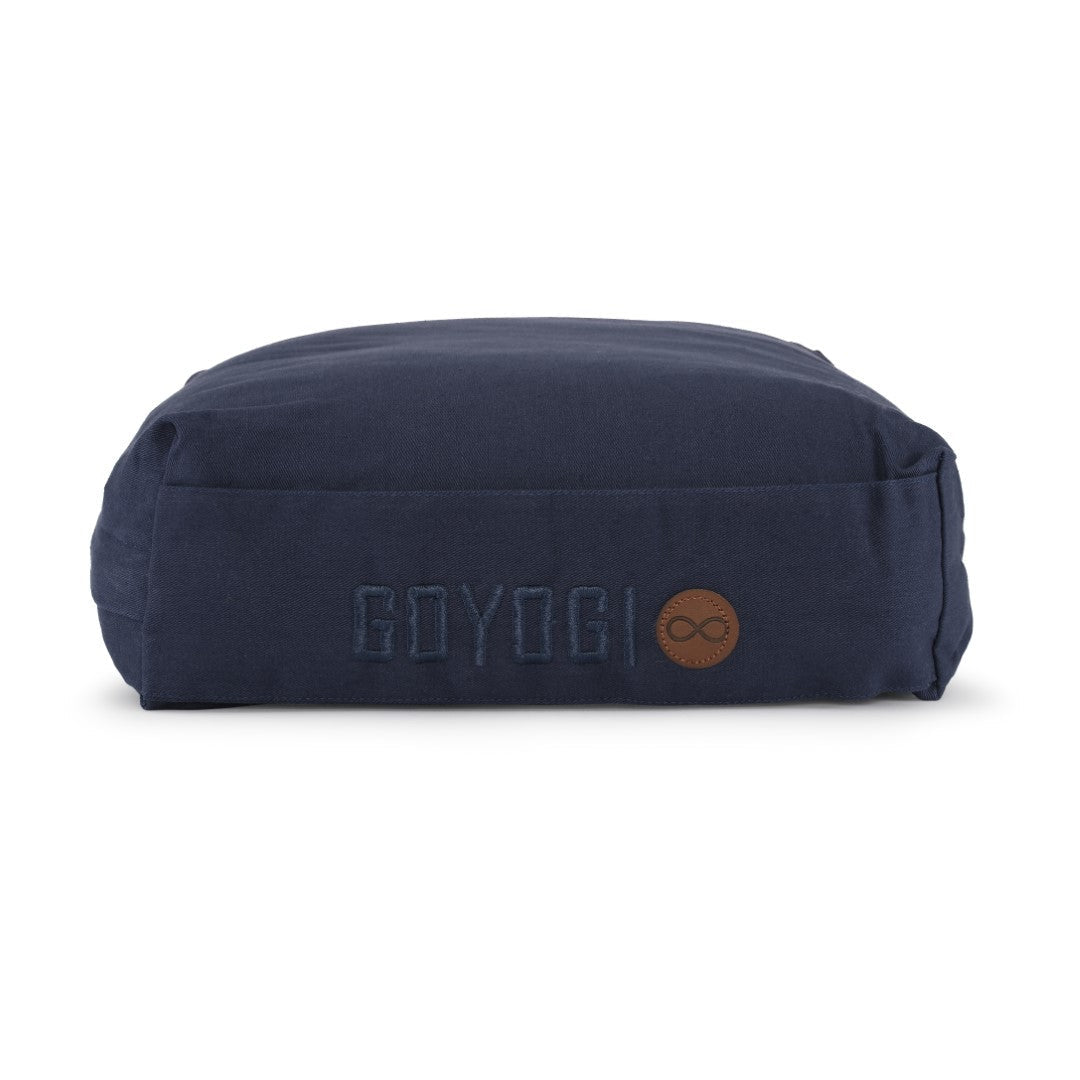 Traversin de Yoga Rectangulaire Calm - Bleu Foncé