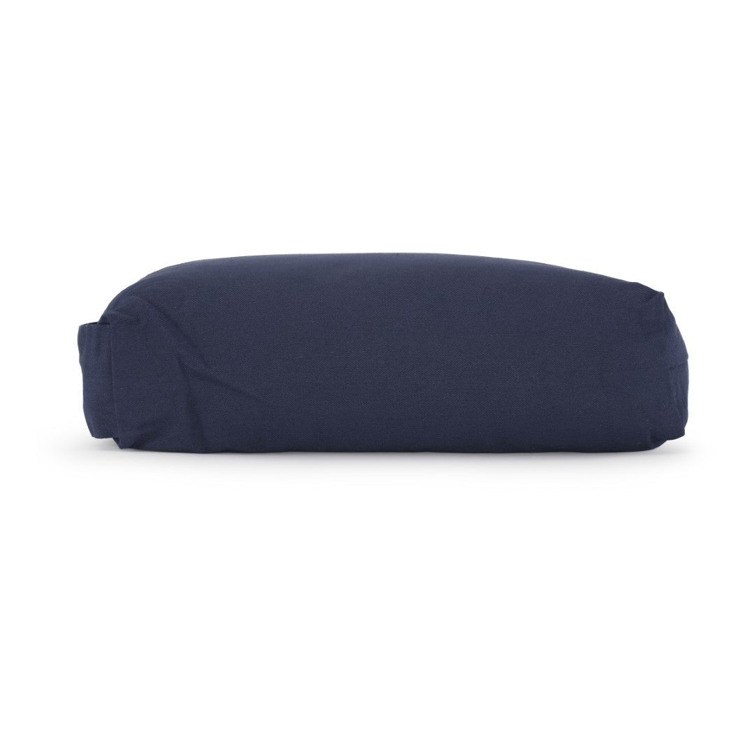 Traversin de Yoga Rectangulaire Calm - Bleu Foncé