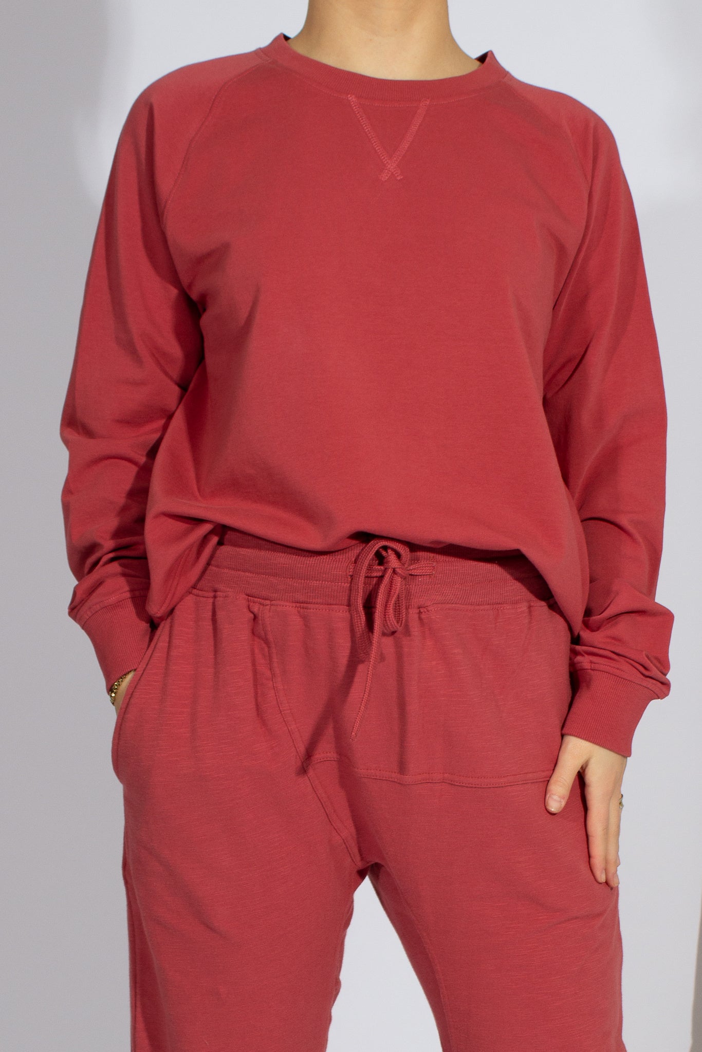 Asha Sweatshirt - Surya Red