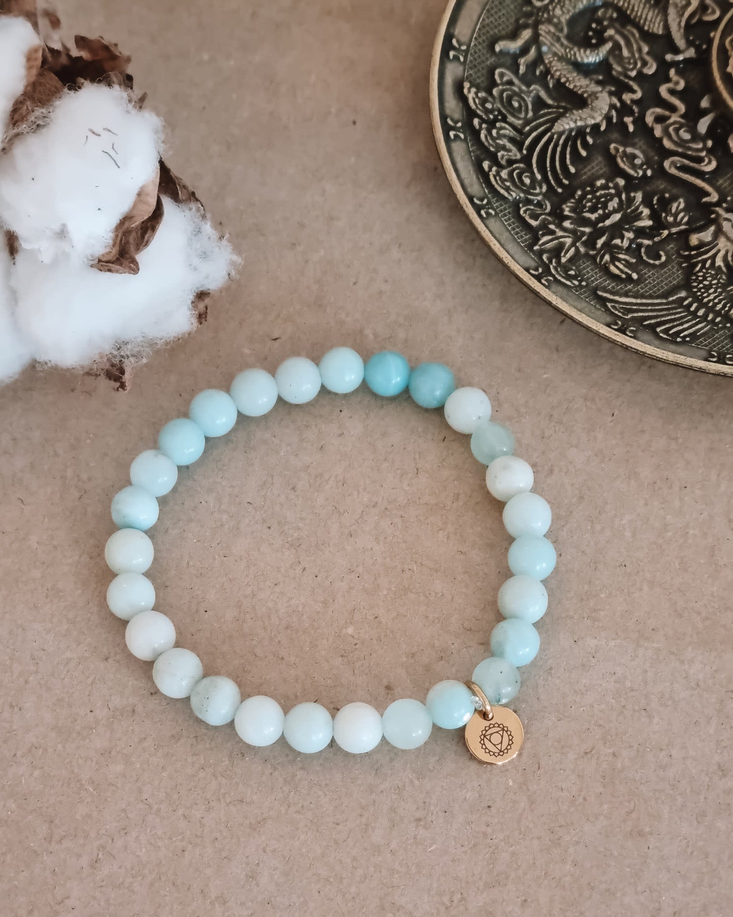 Mantra ENERGY armbånd - Kommunikation - Amazonit -